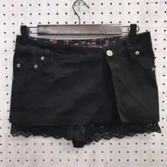 Y2K ギャル Ristty 花柄 レース コンビ スカート風 ショートパンツ