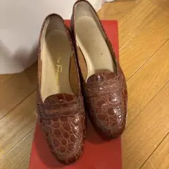Salvatore Ferragamo ブラウンローファー 6 1/2 C
