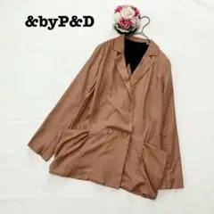 &byP&D アンドバイピーアンドディー　レディース　テーラードジャケット　薄手