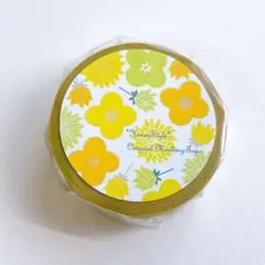 HoneyStyle マスキングテープ ライムグリーン&黄色いお花のサムネイル