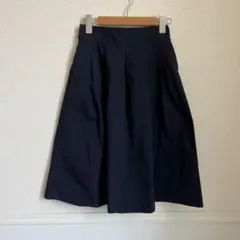 FOXEY NEWYORK タックフレアスカート 膝丈 黒 40*JD430 - メルカリ