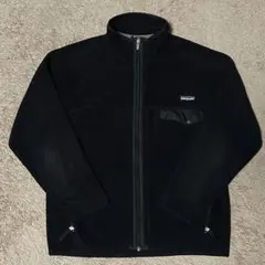 【メンズMサイズ】パタゴニア シンチラ スナップ ジップ ジャケット　ブラック