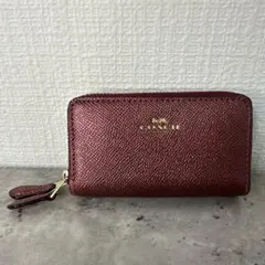 COACH コーチ バーガンディ コインケース F23750 小銭入れ レッド