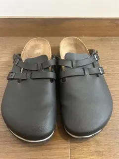 ビルケンシュトック 人気 ボストン ブラックレザー 美品 27センチ 42