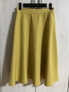 earth music&ecology スカート イエロー 黄 サイズフリー
