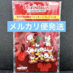 【ディズニー】クリスマスオーナメント アクリルキーチェーン　ミッキー＆フレンズＢ