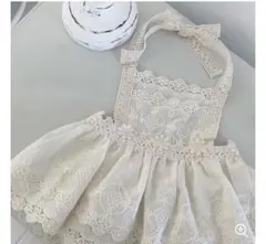 レースフリルエプロンスカート