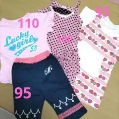 95〜110 女児 夏 4点セット