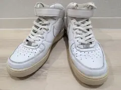 NIKE AIR FORCE 1 MID トリプルホワイト 27.5cm