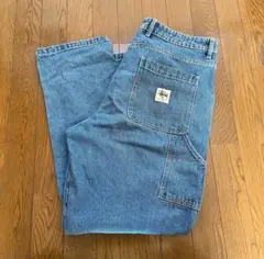 【希少サイズ】 Stussy CANVAS WORK PANT ダブルニー