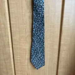 Burberrys 鳥模様 ネクタイ ダークグリーン