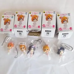 【まとめ売り】 一番くじ ラブライブ！ M賞 きゅんキャラ ストラップ 5点