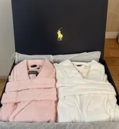 【新品未使用・箱付き】Ralph Lauren HOME バスローブ ペアセット