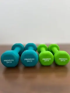PROIRON ダンベル 2kg 3kg 4個セット