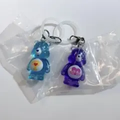 ケアベア クリアマスコットチャーム 1と2