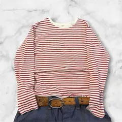 y2k olduniqlo 短丈boarder long tee archive