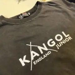 KANGOL ジュニア トレーナー 160 ブラック身幅58着丈54