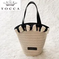 【美品】TOCCA トッカ　リボン　かごバッグ トートバッグ　ハンドバッグのサムネイル