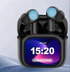 ワイヤレスイヤホン LCDタッチスクリーン