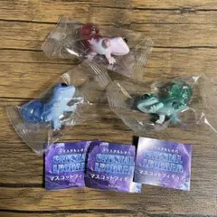 クリスタルレオパ マスコットフィギュア 3点