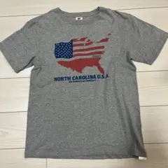 Hanes ノースカロライナ Tシャツ Lサイズ グレー
