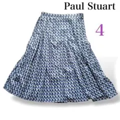 Paul Stuart⭐️ポールスチュアート 幾何学柄 プリーツ スカート 4のサムネイル