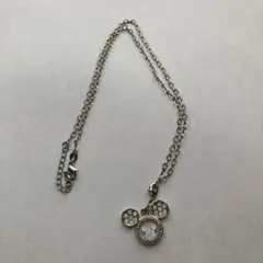 Disney スワロフスキーネックレス　ミッキー　80周年