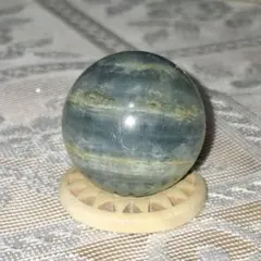 天然石✨️ブルーオニキス　スフィア✨️台座付き