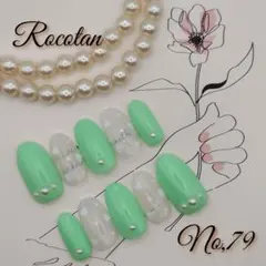 ★SALE★【No,79】ネイルチップ サイズ/チップ変更可