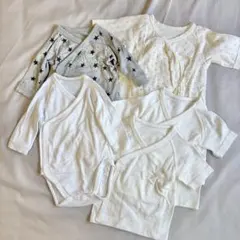 ユニクロ　ロンパース 肌着　5点セット