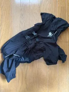 犬 レインコート ポンチョ ペット用品 雨具 お腹エプロン カッパ L