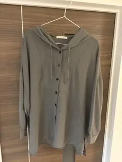 ways will フード付きシャツ＆ニットベスト2点セット