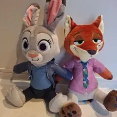 ズートピア２　Ｌジュディ・ホップス　ニック・ワイルド 　セット