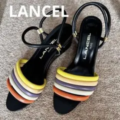SALE‼️◾️LANCEL 多色 ハイヒールサンダル　23.5cmのサムネイル