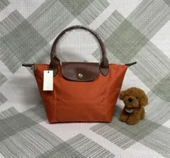 《LONGCHAMP》ル　プリアージュ ハンドバッグ S/オレンジ