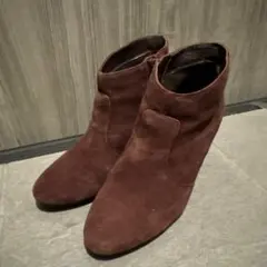 marie femme マリーファム スエード アンクルブーツ 24cm