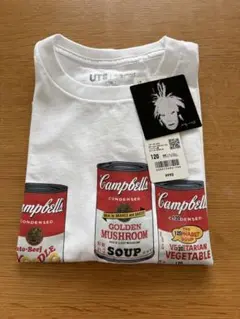 UNIQLO UT アンディ・ウォーホル キャンベル Tシャツ 120