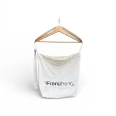 Francfranc フランフラン 花刺繍 ロゴ ショルダーバッグ トート