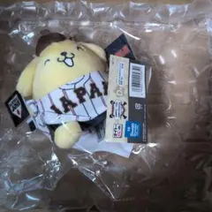 サンリオ　タイトーくじ　侍ジャパン　D賞 ポムポムプリン　マスコット