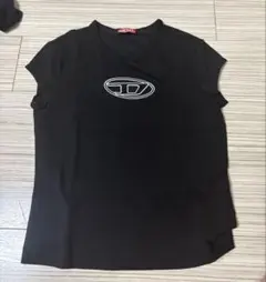DIESEL T-ANGIE ブラック Tシャツ L