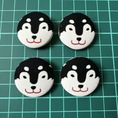 くるみボタン　ヘアゴム　89