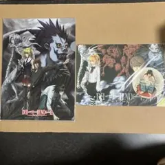 【未開封】 DEATH NOTE クリアファイル&下敷き ステッカー付き