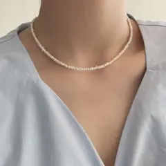 ミニ淡水パールネックレス