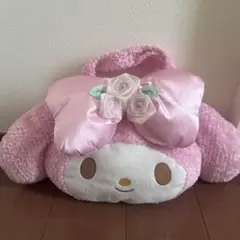 マイメロ　リズメロ　バッグ　ぬいぐるみバッグ　フェイス型　サンリオ当たりくじ