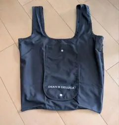 DEAN & DELUCA 折りたたみ エコバッグ チャコールグレー