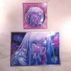 ■プロセカ　宵崎奏　はぴこれ　アクリル色紙C＋箔押し缶バッジC