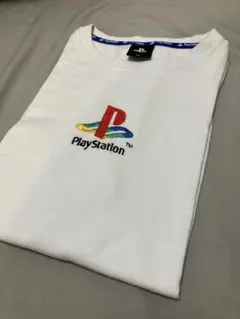 PlayStation ロゴ刺繍 Tシャツ 白