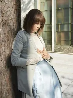 フレイアイディー　テーラードジャケット シェルボタン　アウター