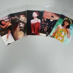 中森明菜写真★5枚セット