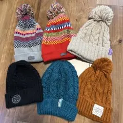 ニット帽 6点セット 多様なデザイン